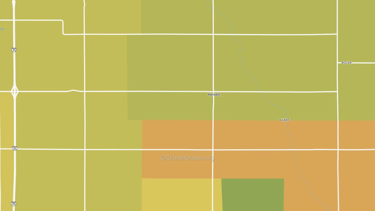 50448, IA Map of Drug-Related Crime Rates