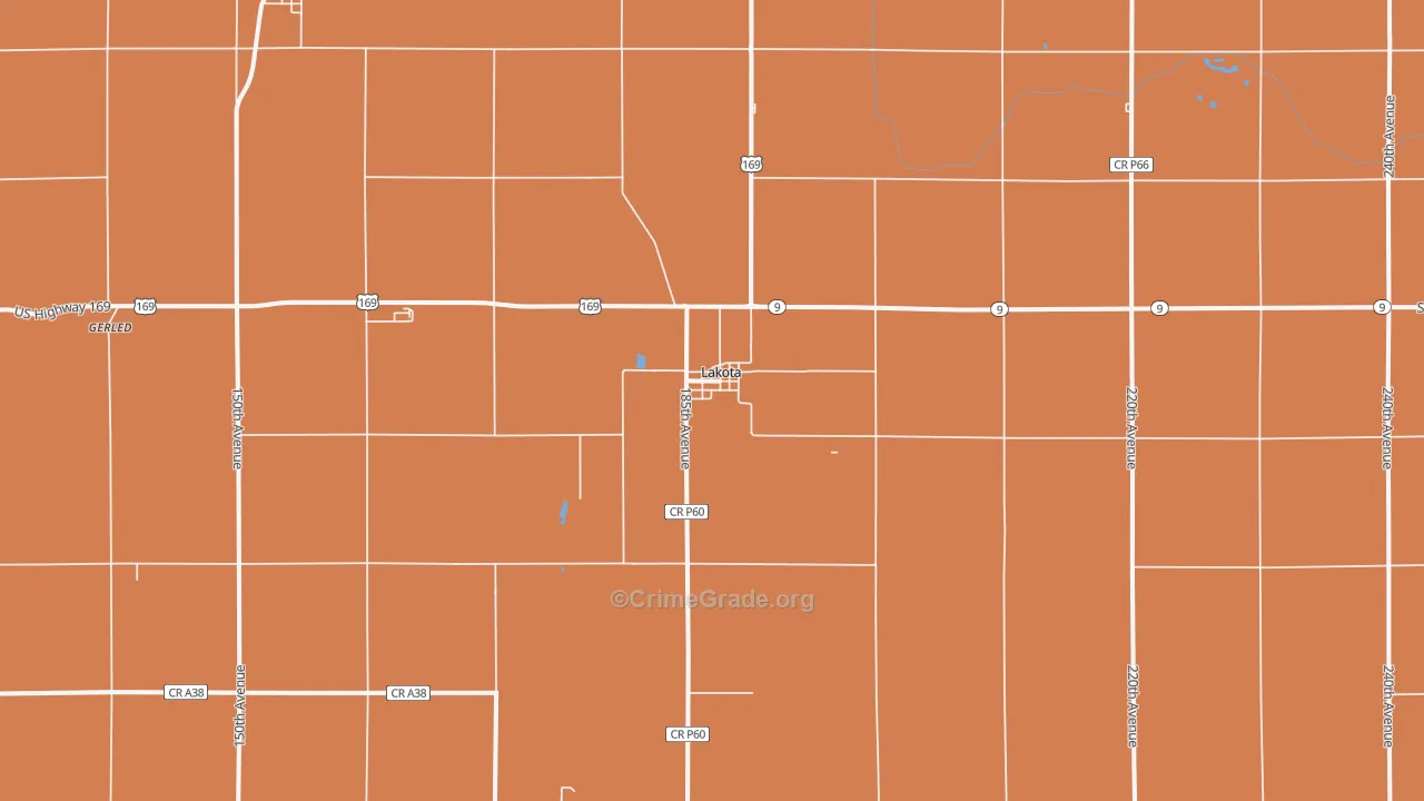 50451, IA Map of Drug-Related Crime Rates