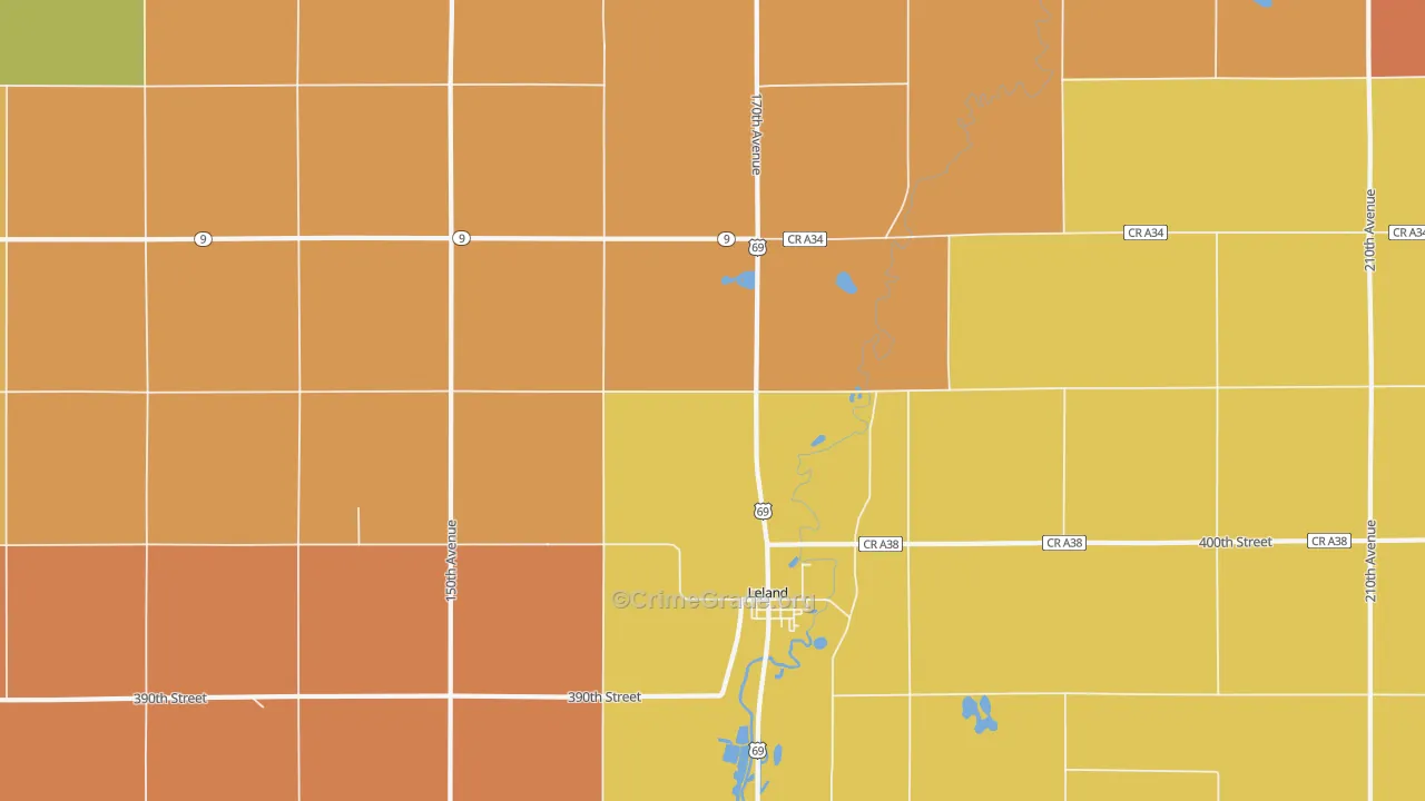 50453, IA Map of Drug-Related Crime Rates