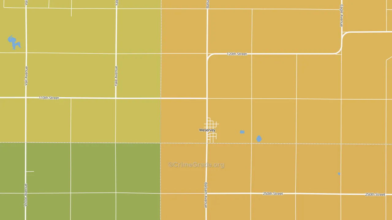 50457, IA Map of Drug-Related Crime Rates