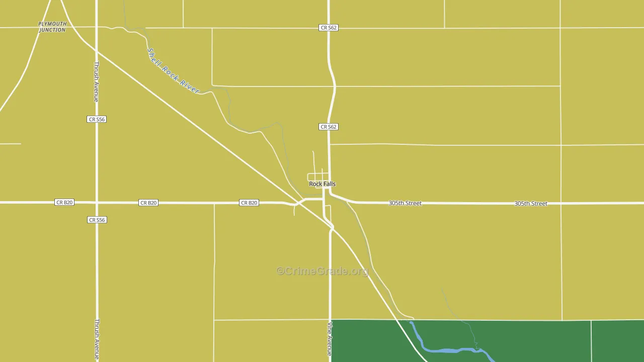 50467, IA Map of Drug-Related Crime Rates
