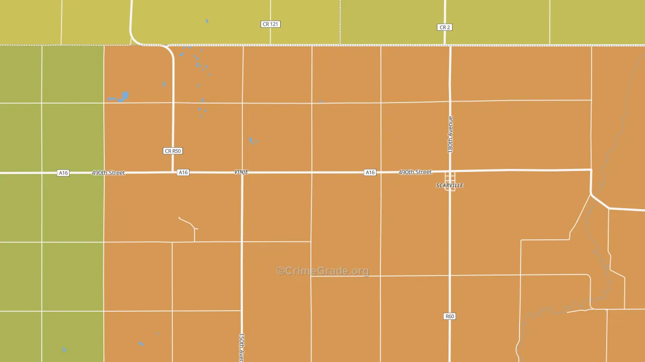 50473, IA Map of Drug-Related Crime Rates