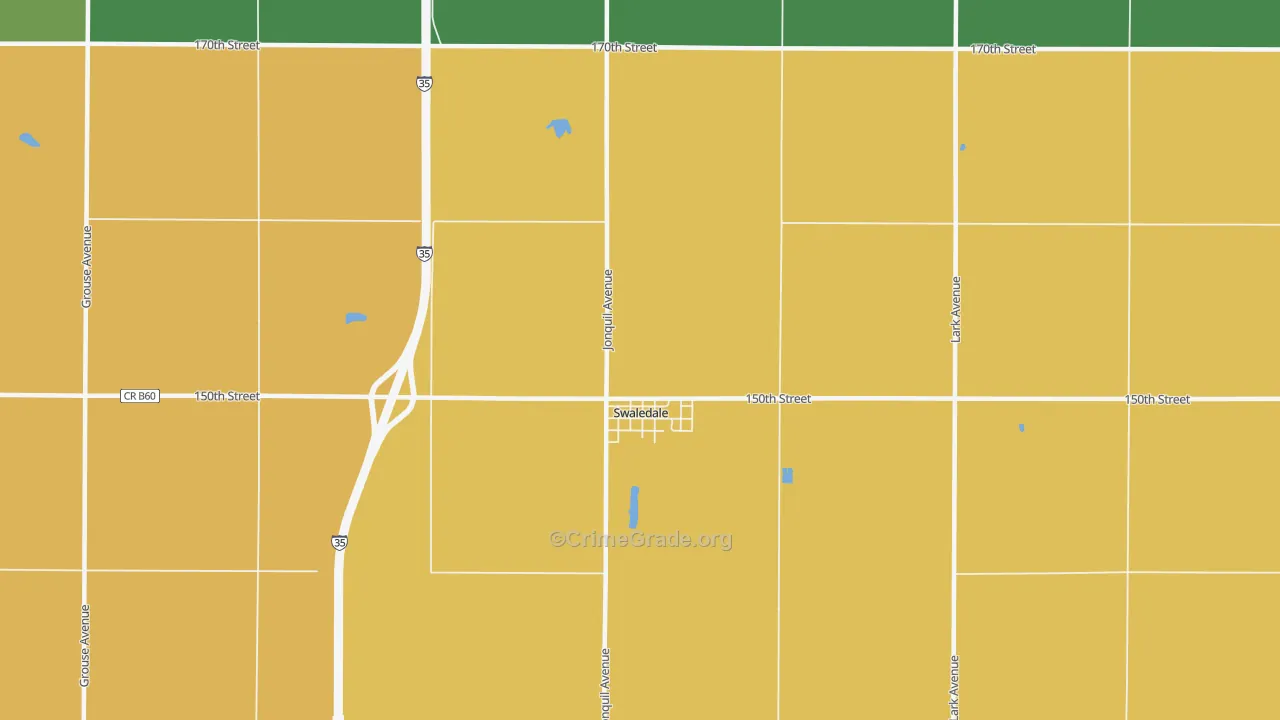 50477, IA Map of Drug-Related Crime Rates
