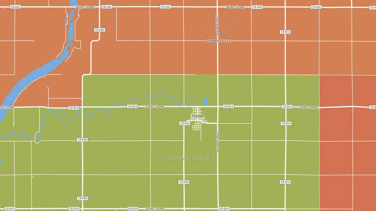 50480, IA Map of Drug-Related Crime Rates