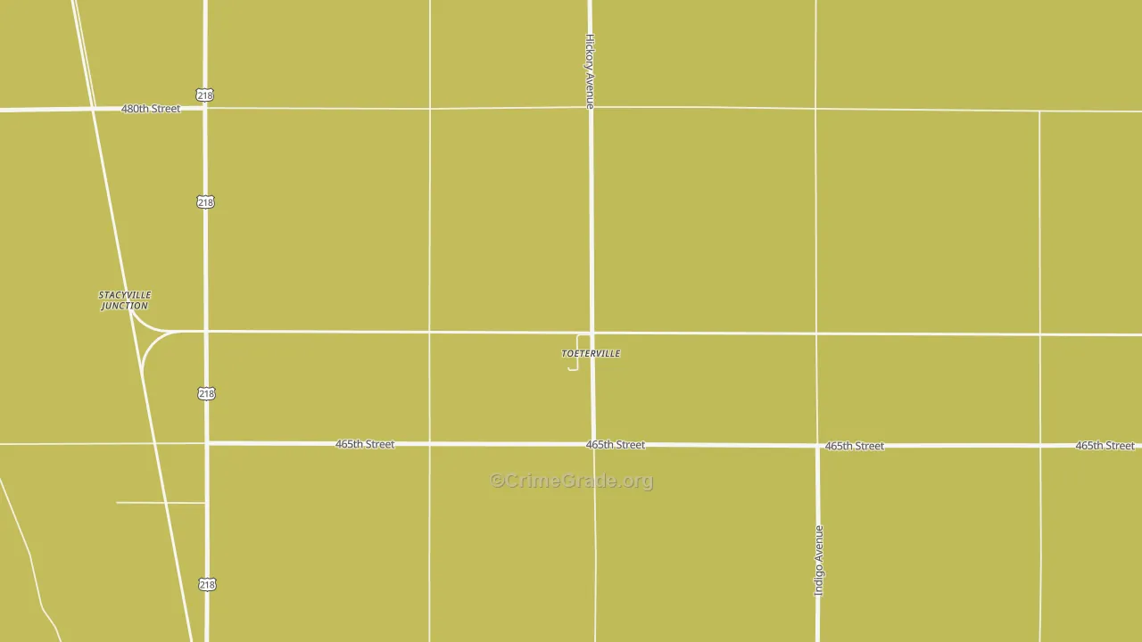 50481, IA Map of Drug-Related Crime Rates