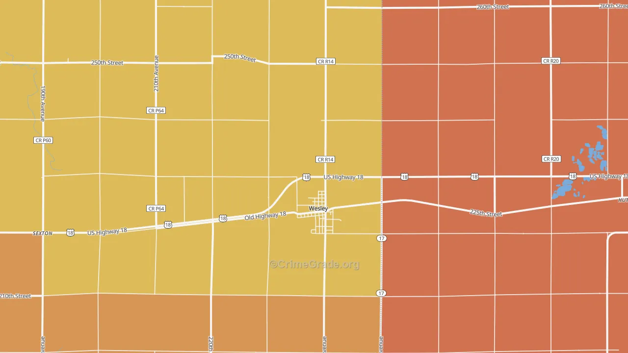 50483, IA Map of Drug-Related Crime Rates