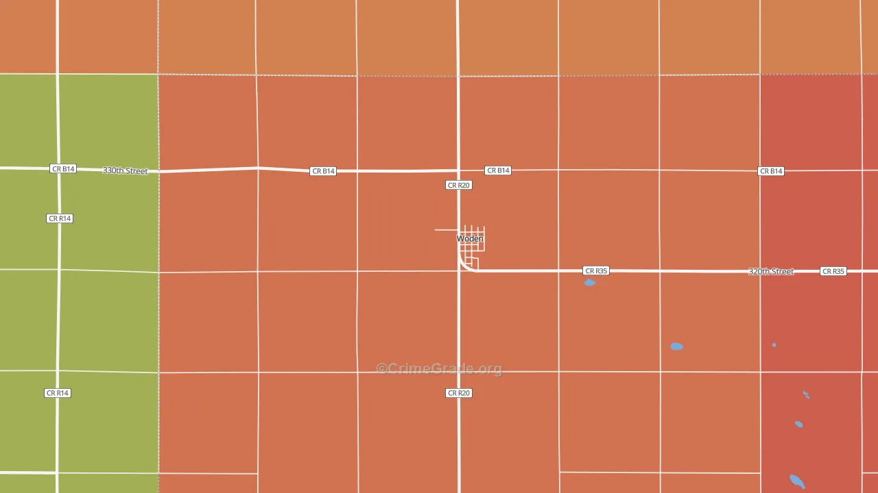 50484, IA Map of Drug-Related Crime Rates