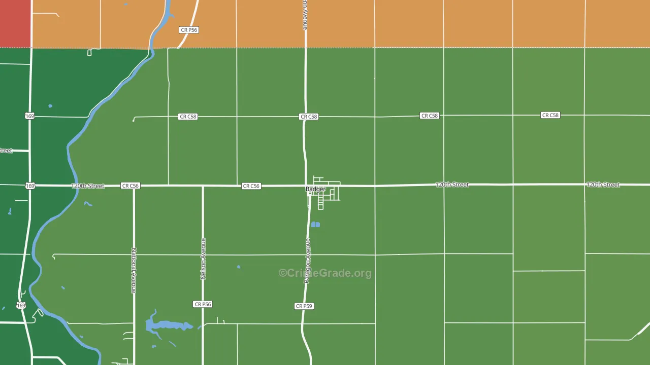 50516, IA Map of Drug-Related Crime Rates