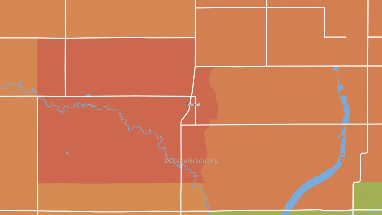 50517, IA Map of Drug-Related Crime Rates