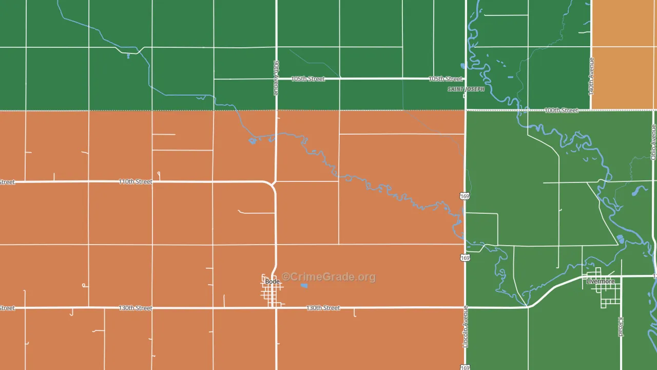 50519, IA Map of Drug-Related Crime Rates