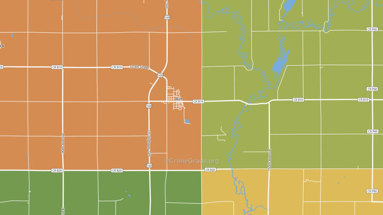 50522, IA Map of Drug-Related Crime Rates