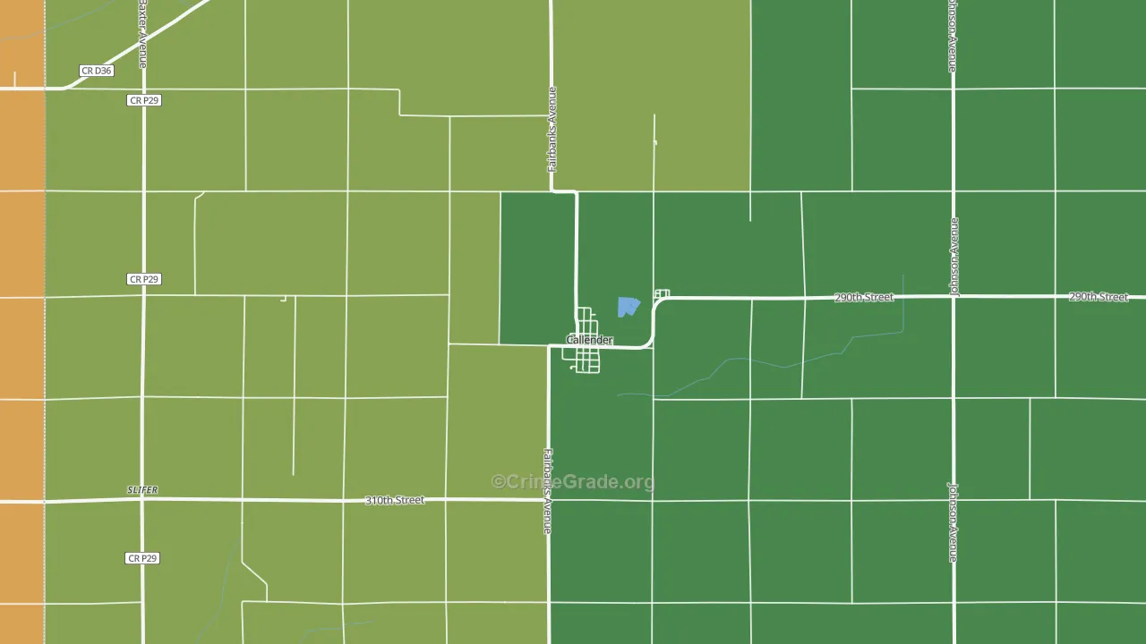50523, IA Map of Drug-Related Crime Rates