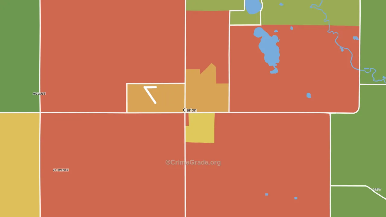 50525, IA Map of Drug-Related Crime Rates
