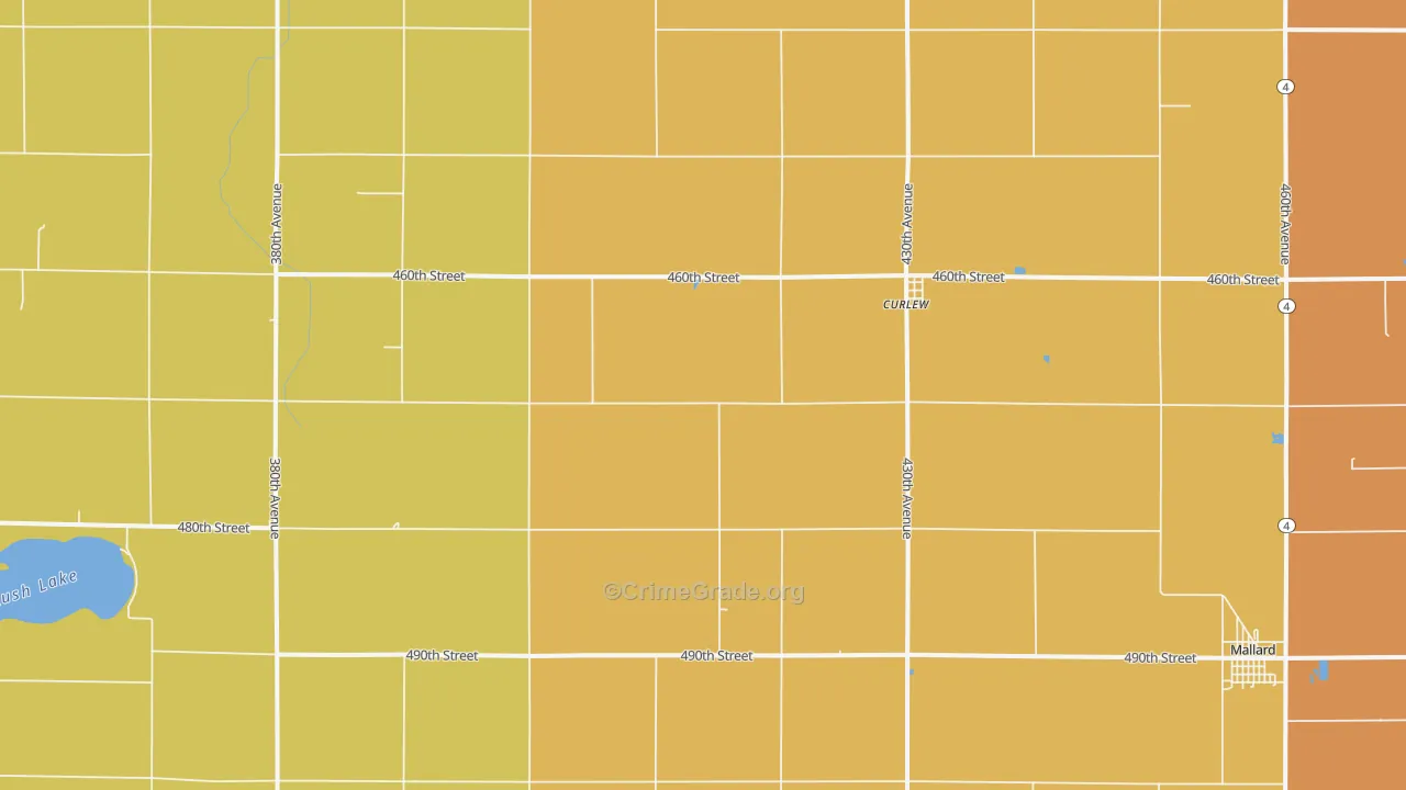 50527, IA Map of Drug-Related Crime Rates