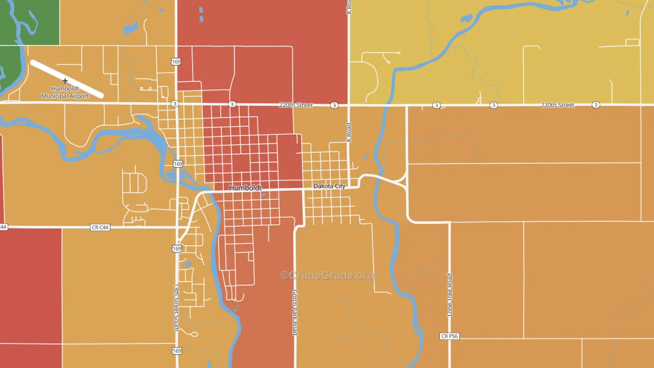 50529, IA Map of Drug-Related Crime Rates