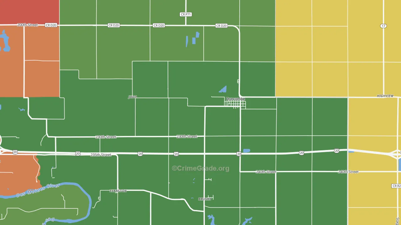 50532, IA Map of Drug-Related Crime Rates