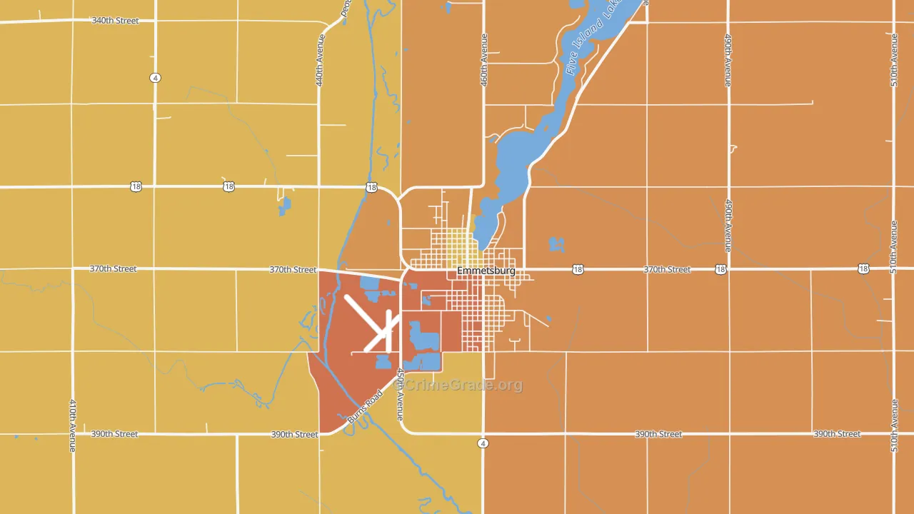 50536, IA Map of Drug-Related Crime Rates