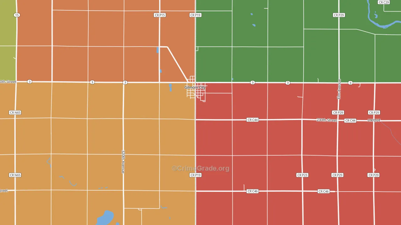 50541, IA Map of Drug-Related Crime Rates