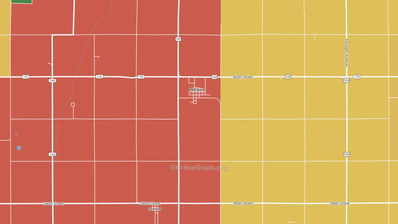 50544, IA Map of Drug-Related Crime Rates