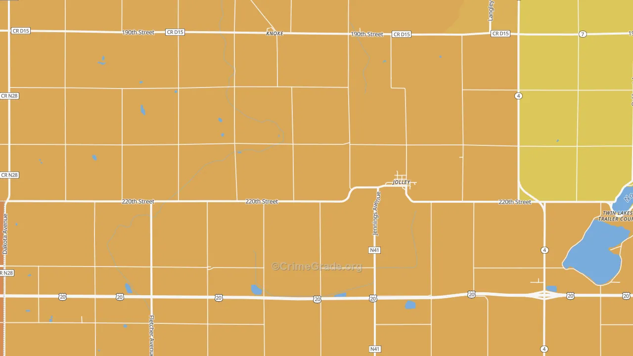 50551, IA Map of Drug-Related Crime Rates