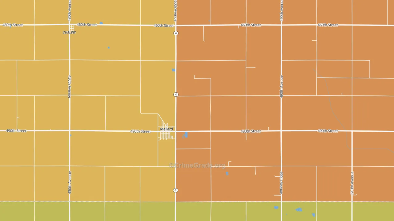 50562, IA Map of Drug-Related Crime Rates