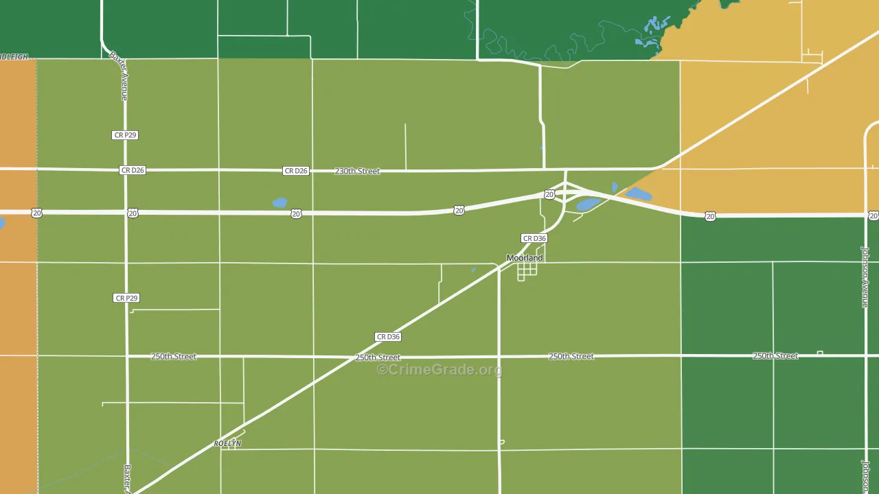 50566, IA Map of Drug-Related Crime Rates