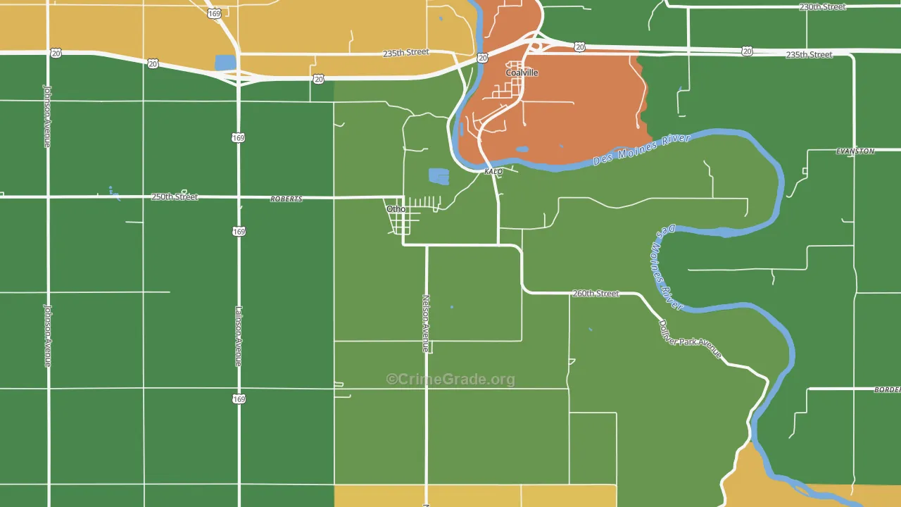 50569, IA Map of Drug-Related Crime Rates