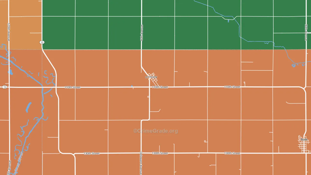 50570, IA Map of Drug-Related Crime Rates