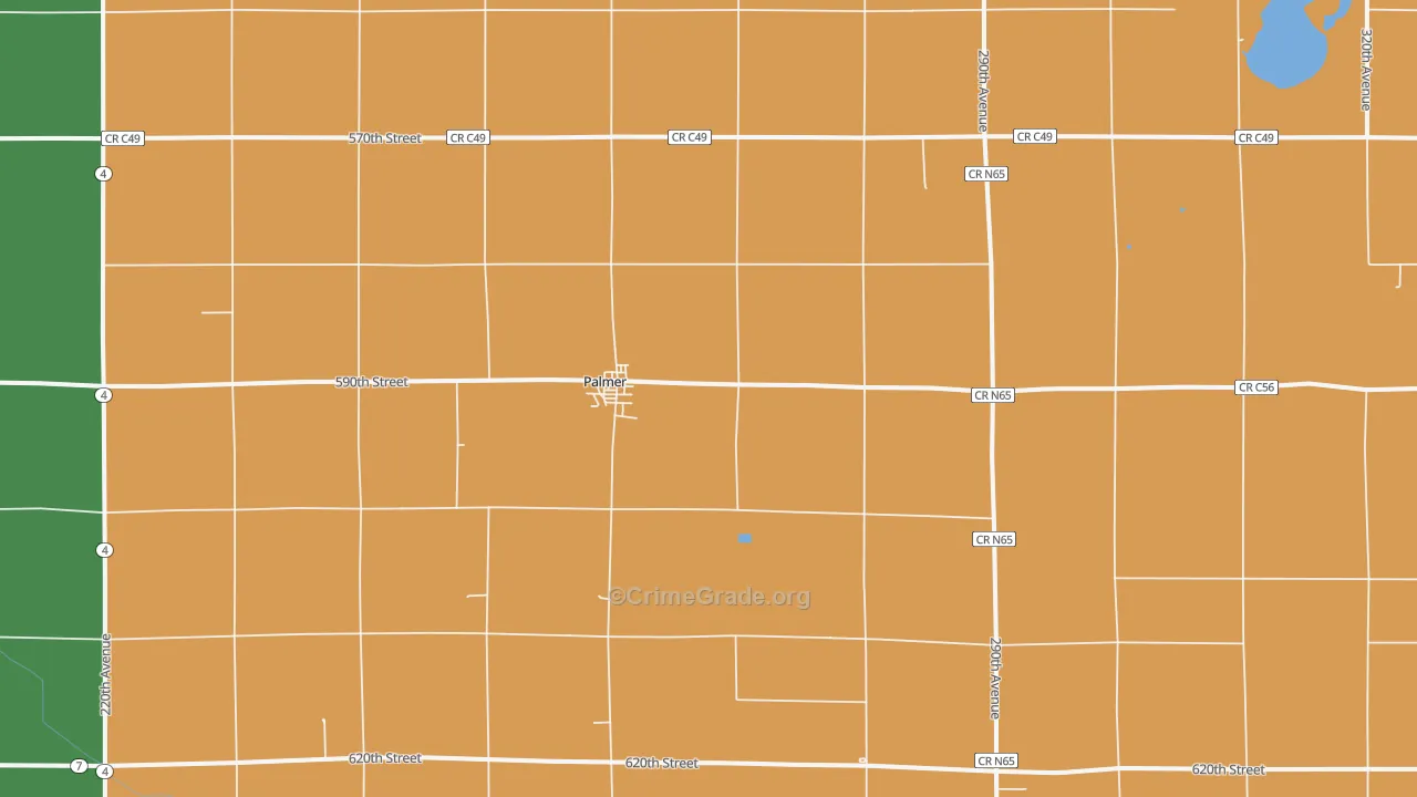 50571, IA Map of Drug-Related Crime Rates