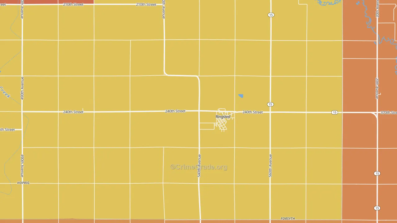 50578, IA Map of Drug-Related Crime Rates