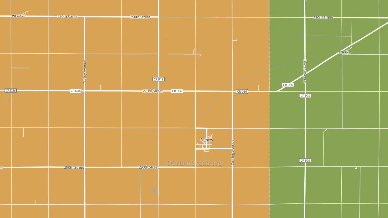 50586, IA Map of Drug-Related Crime Rates