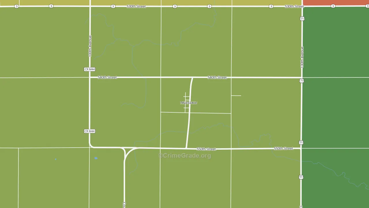 50592, IA Map of Drug-Related Crime Rates
