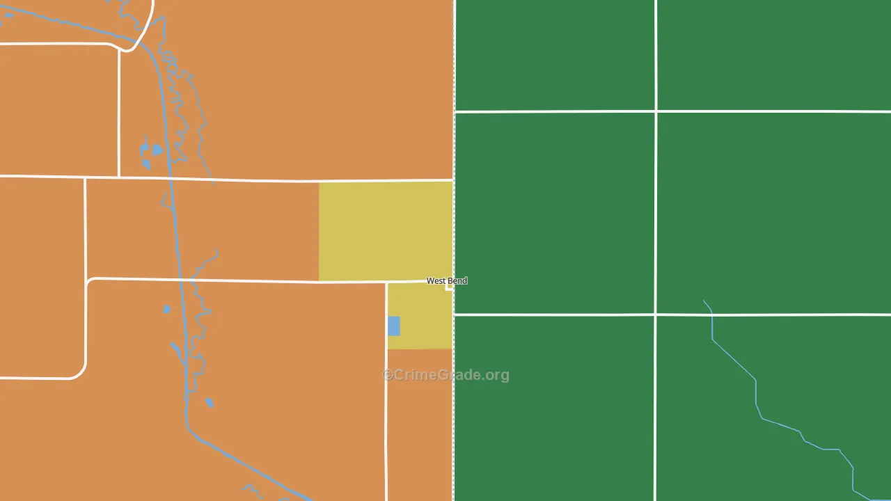 50597, IA Map of Drug-Related Crime Rates