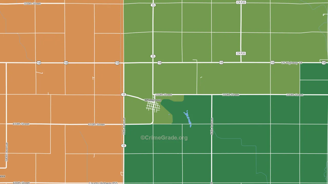 50598, IA Map of Drug-Related Crime Rates