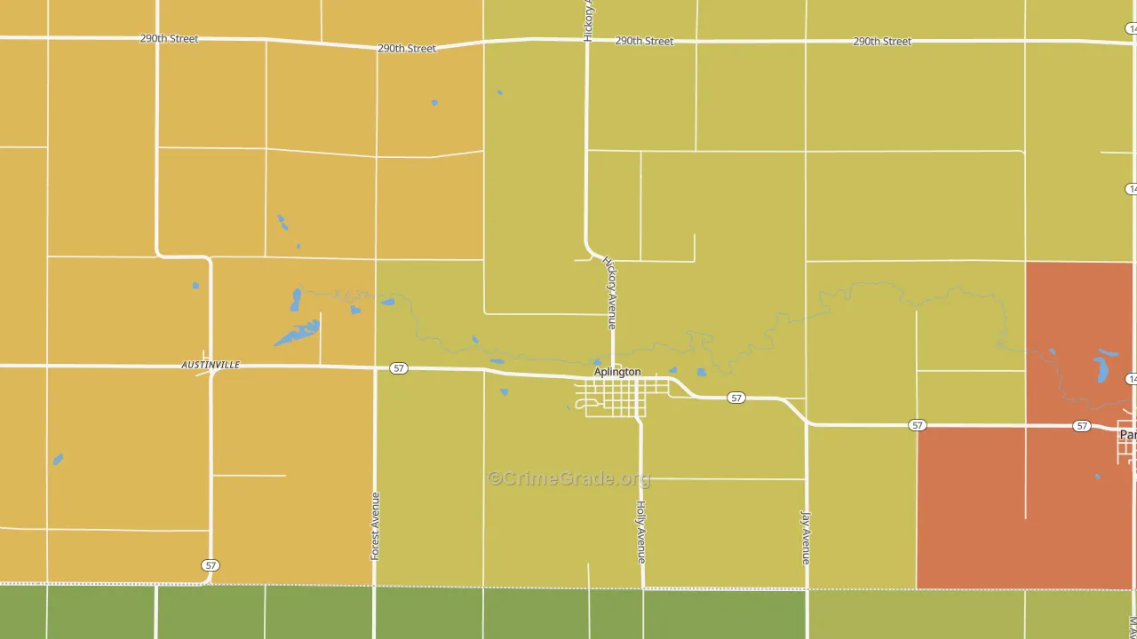 50604, IA Map of Drug-Related Crime Rates