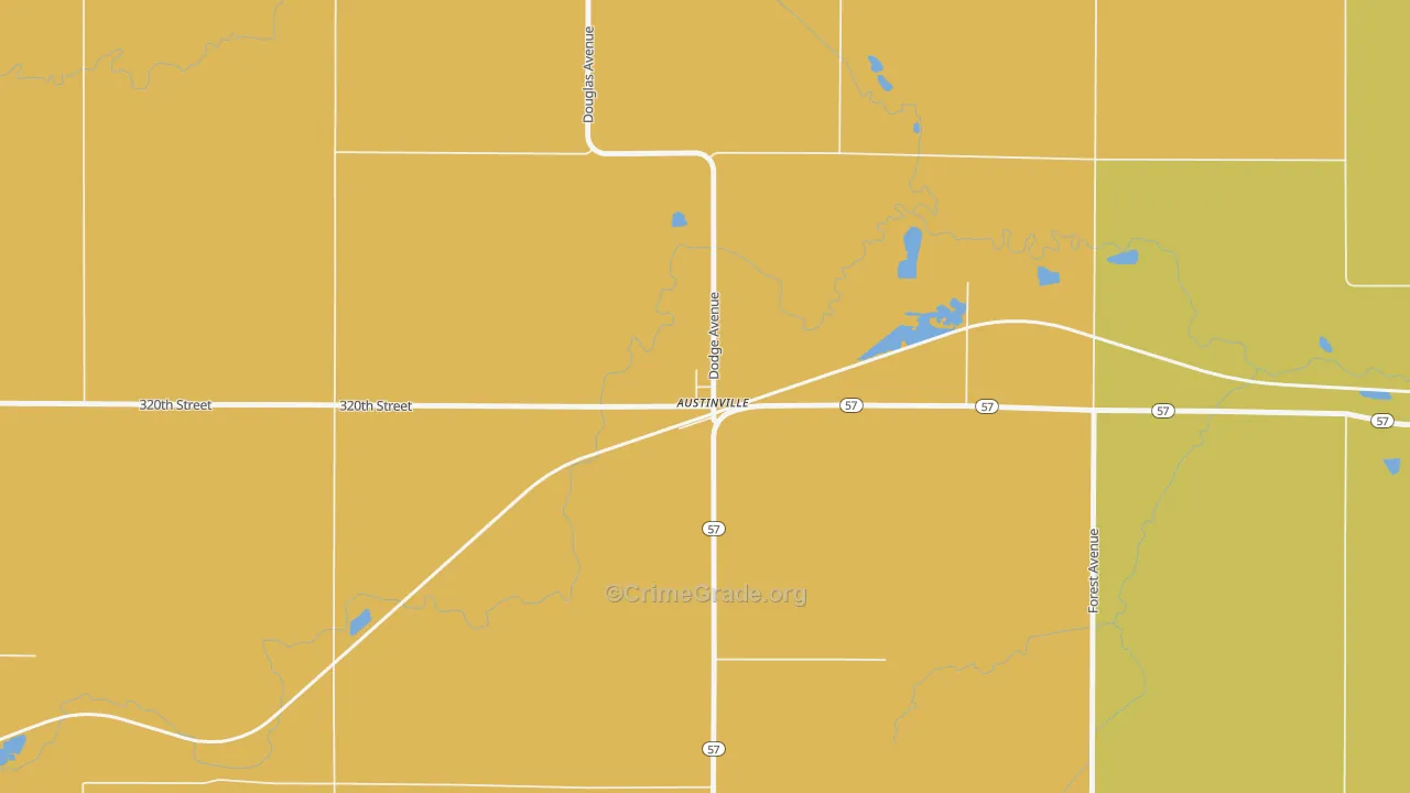 50608, IA Map of Drug-Related Crime Rates