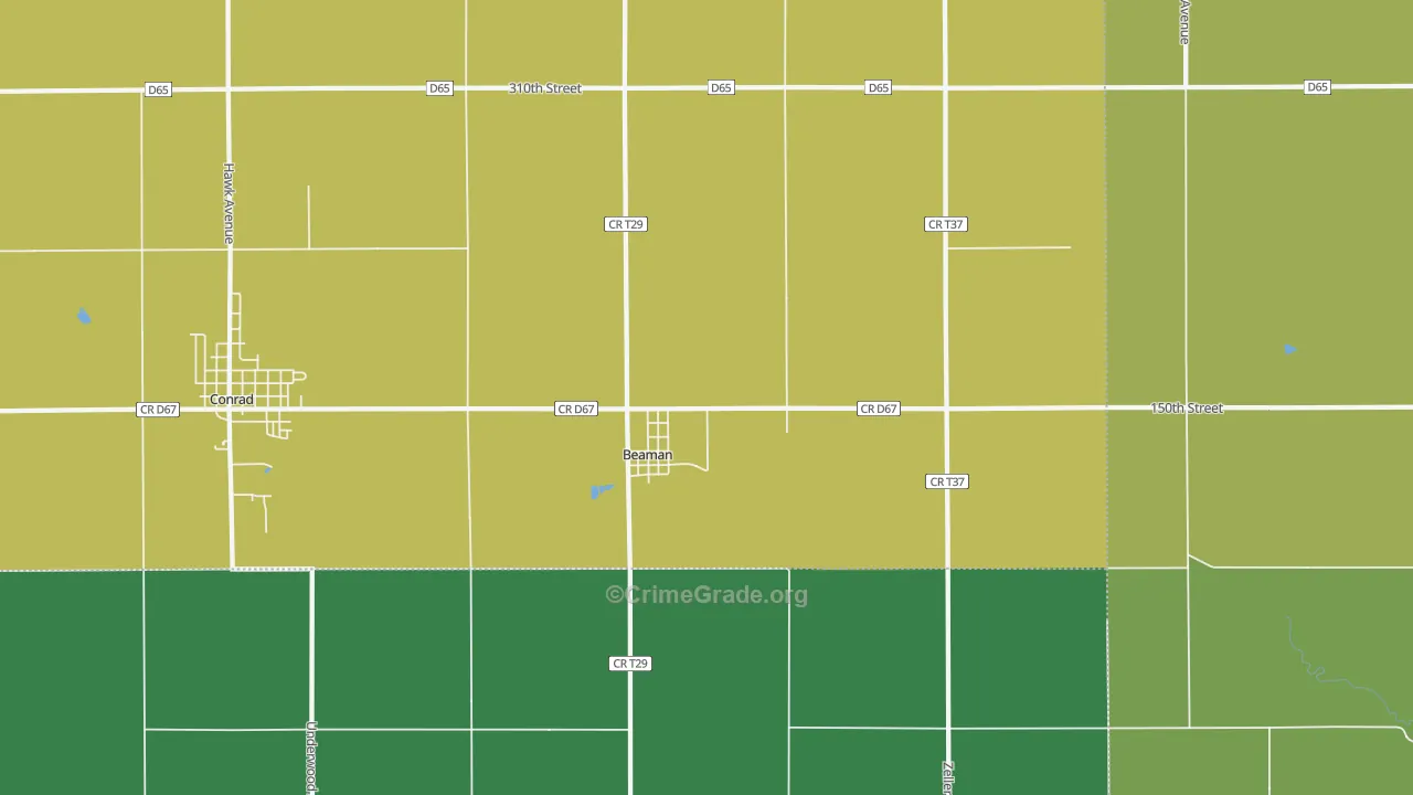 50609, IA Map of Drug-Related Crime Rates