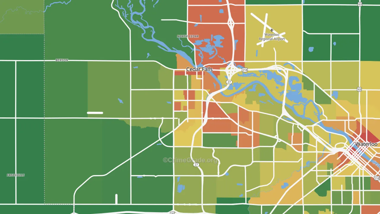 50613, IA Map of Drug-Related Crime Rates