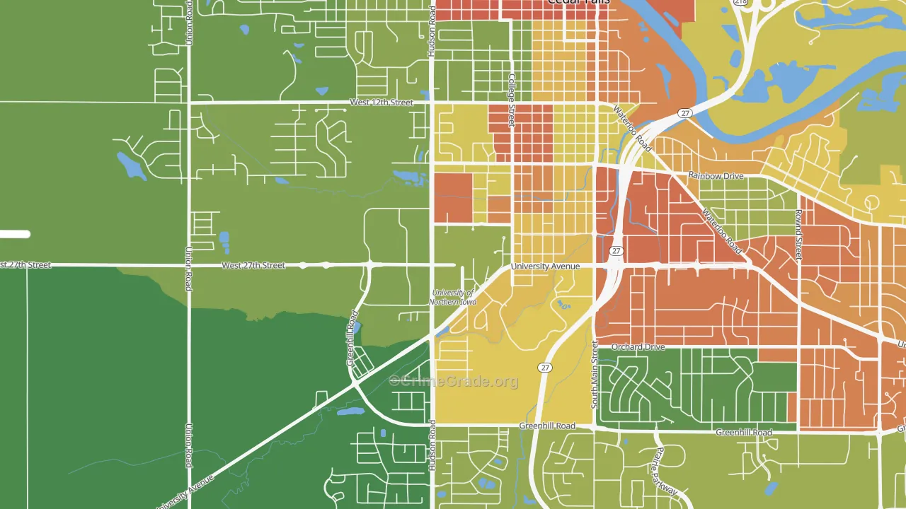50614, IA Map of Drug-Related Crime Rates