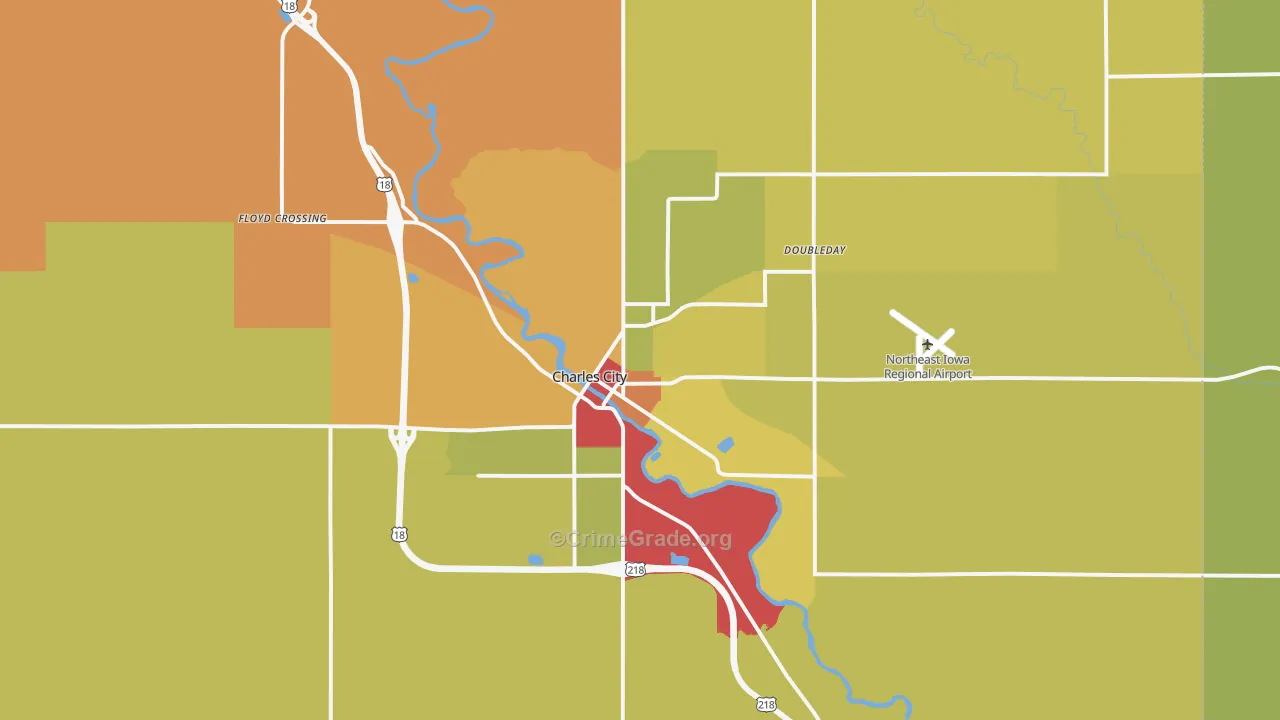 50616, IA Map of Drug-Related Crime Rates