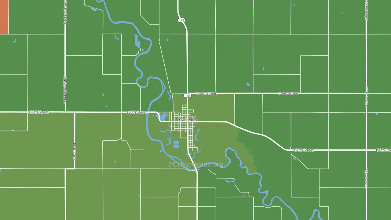 50619, IA Map of Drug-Related Crime Rates