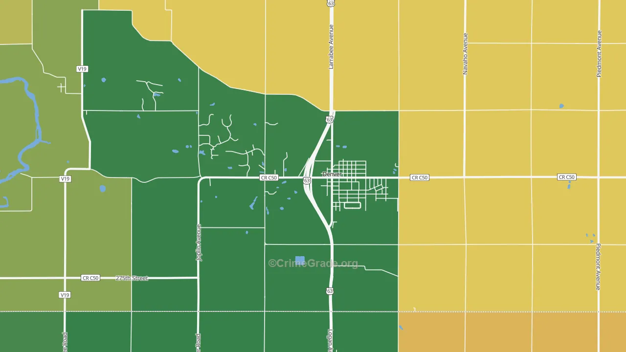 50622, IA Map of Drug-Related Crime Rates