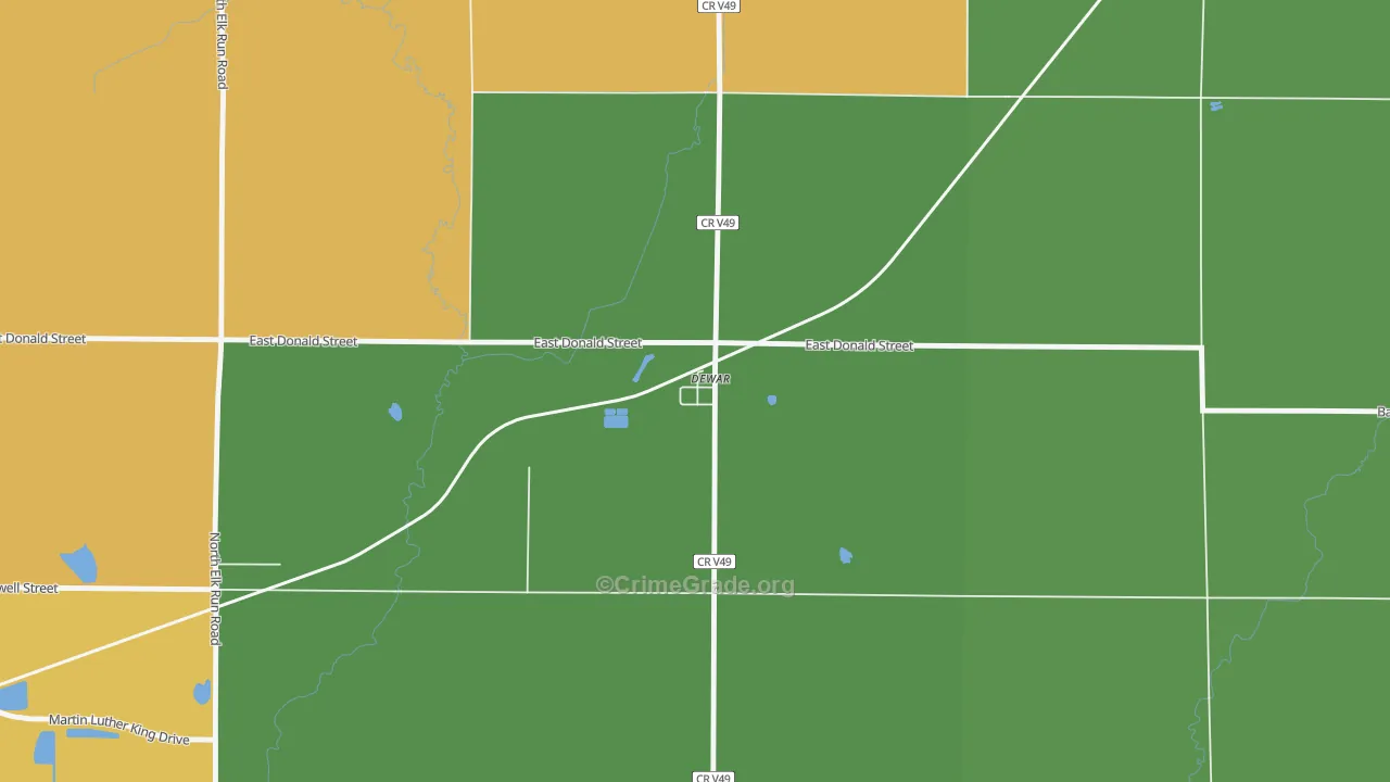 50623, IA Map of Drug-Related Crime Rates