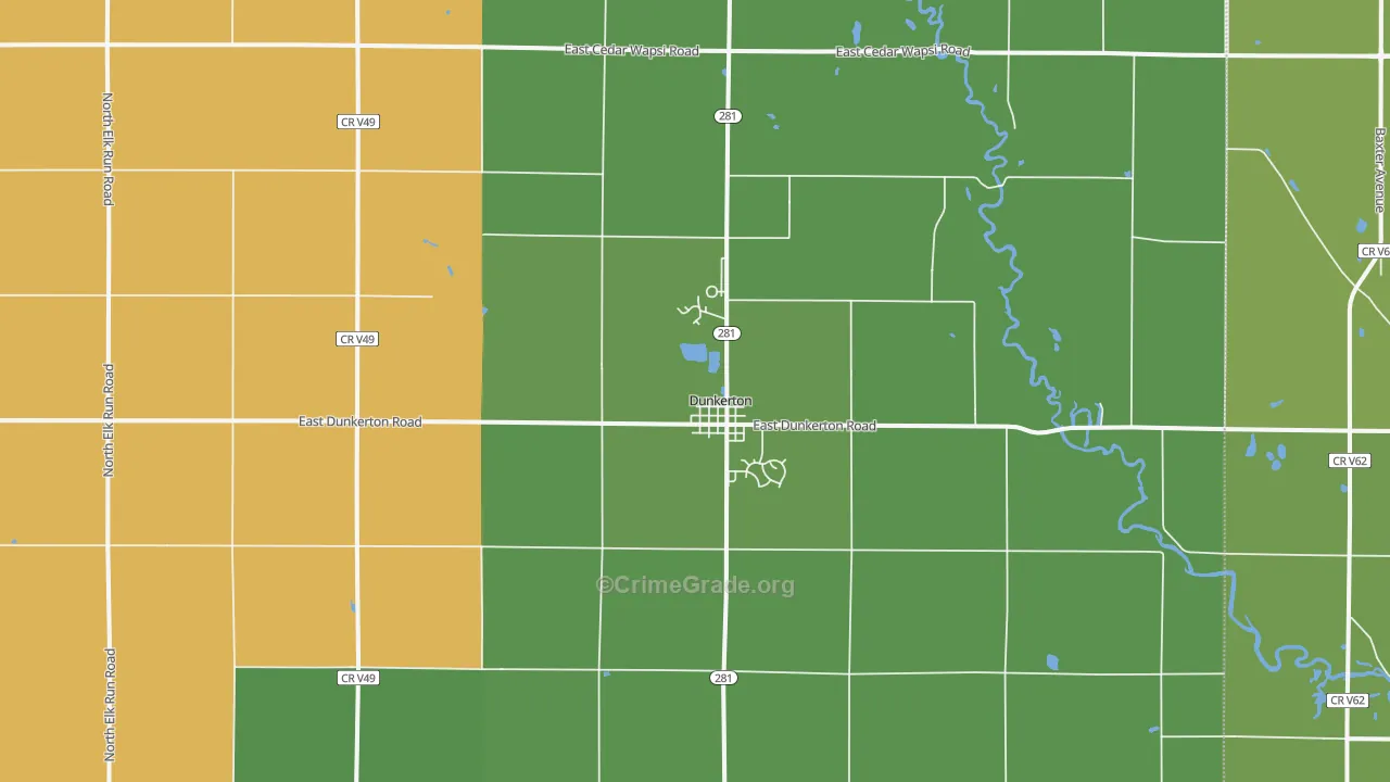 50626, IA Map of Drug-Related Crime Rates