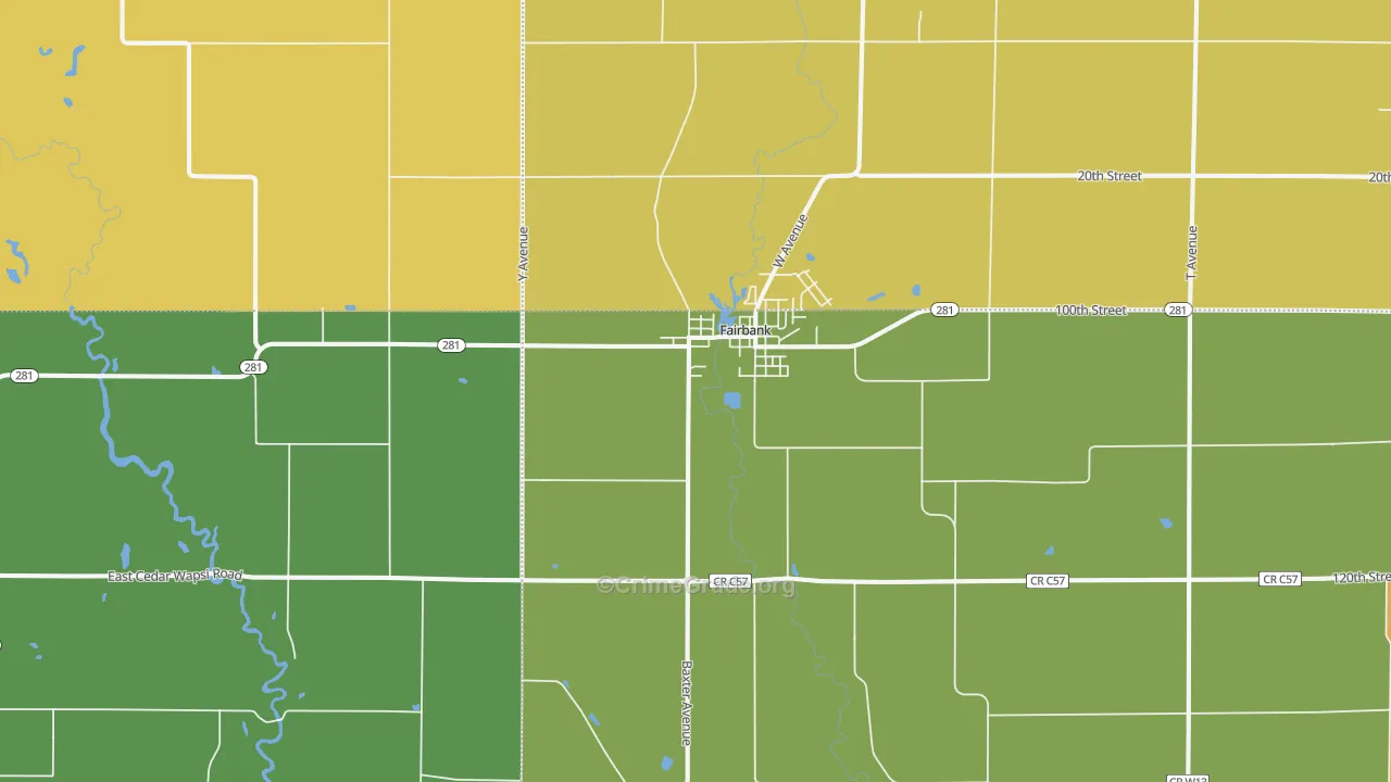 50629, IA Map of Drug-Related Crime Rates