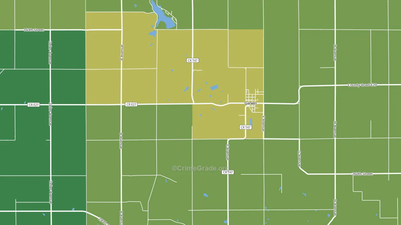 50632, IA Map of Drug-Related Crime Rates