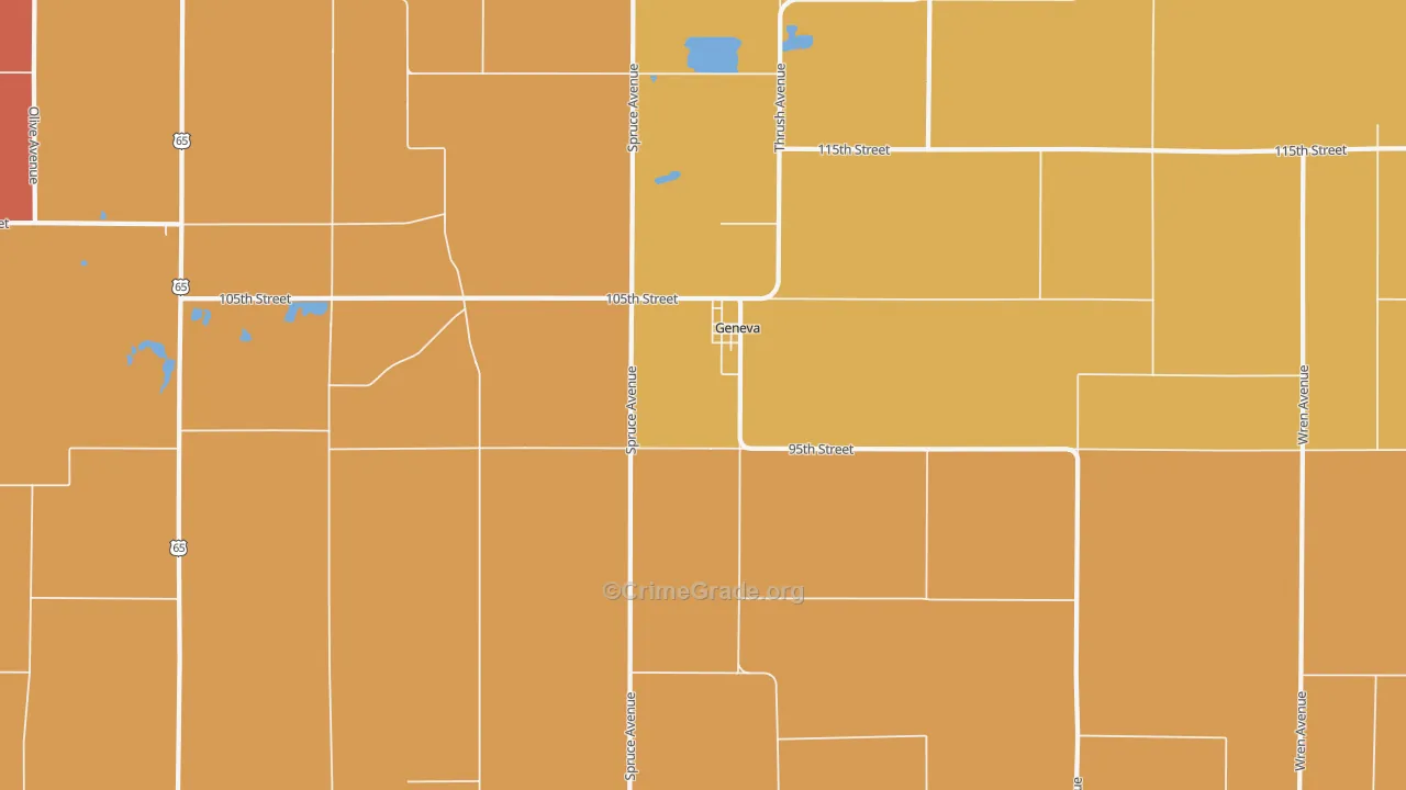 50633, IA Map of Drug-Related Crime Rates