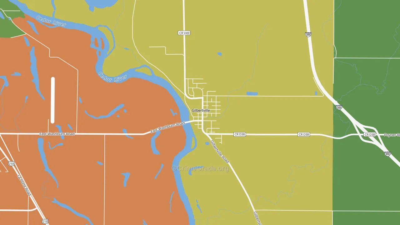 50634, IA Map of Drug-Related Crime Rates