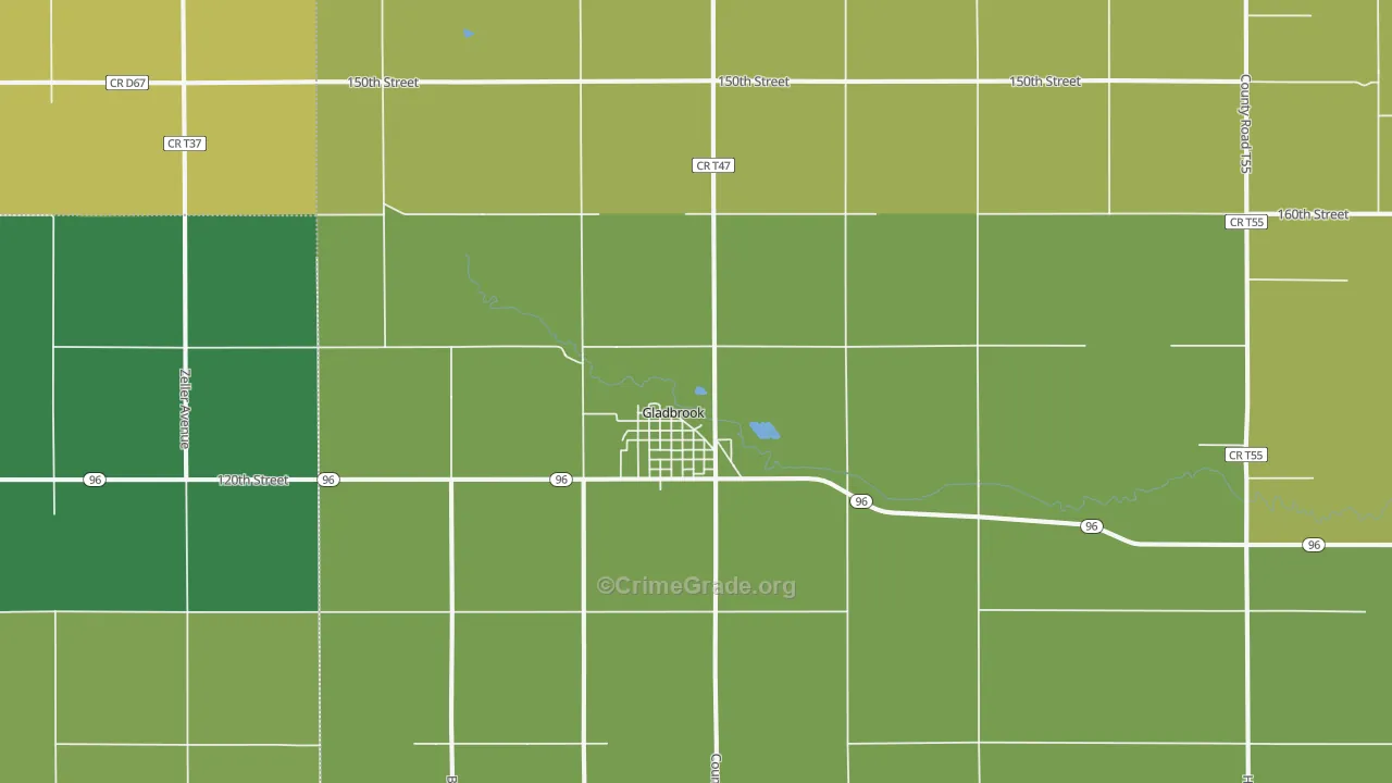 50635, IA Map of Drug-Related Crime Rates