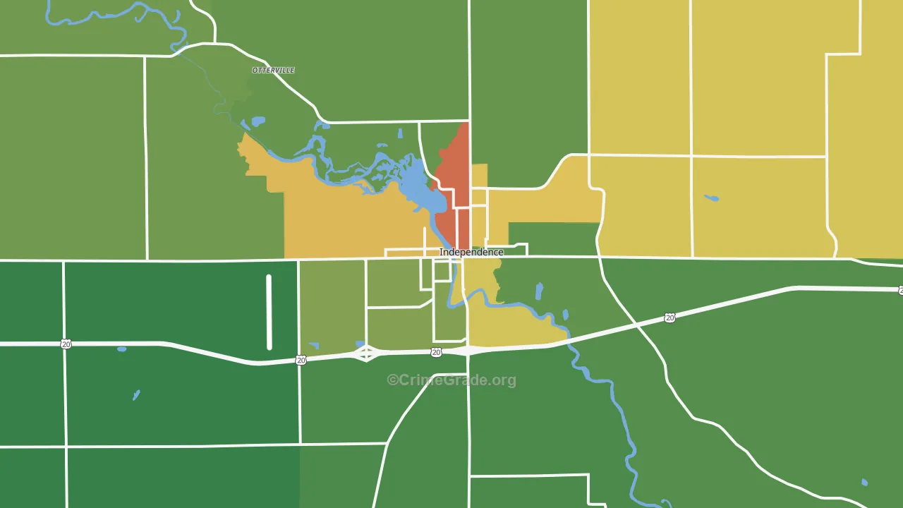 50644, IA Map of Drug-Related Crime Rates
